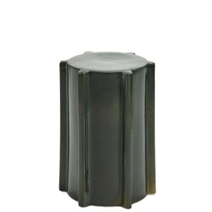 TABOURET VERT FONCE