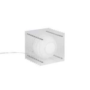LAMPE DE TABLE LOP SMALL SQUARE CLEAR