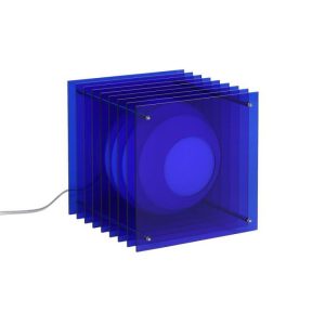 LAMPE DE TABLE LOP BIG SQUARE BLUE