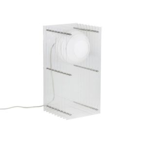 LAMPE DE TABLE LOP SMALL RECTANGLE CLEAR