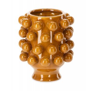 VASE CERAMIQUE GRAPPA MOUTARDE