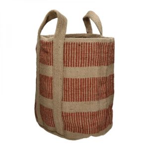 PANIER FOLLINA JUTE L TERRACOTTA