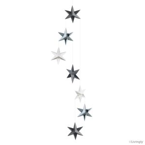 MOBILE 7 ETOILES GRIS BLANC