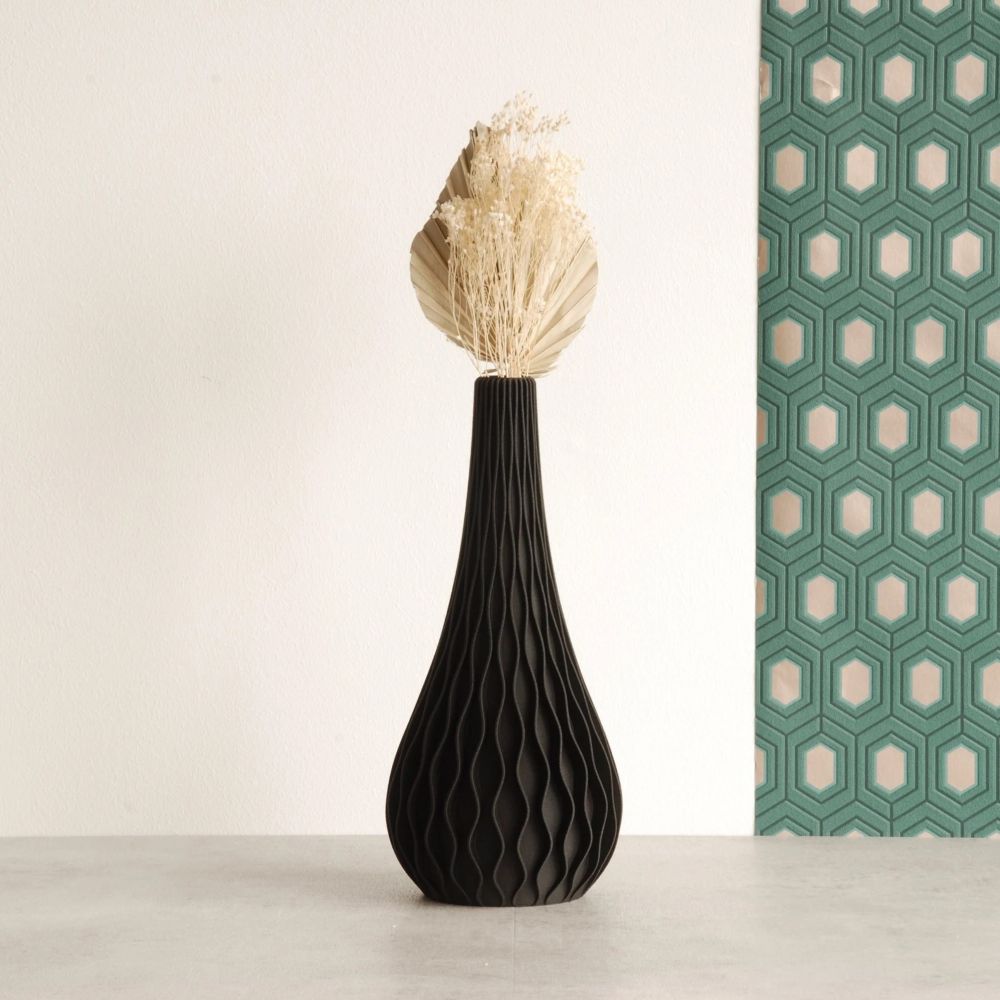 VASE MEDUSE EBENE