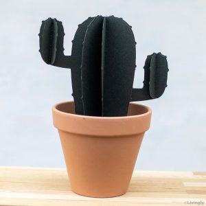 CACTUS EN PAPIER 20CM