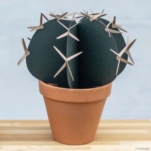 CACTUS EN PAPIER 19CM