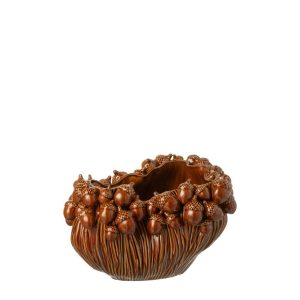 VASE KARPO MARRON L