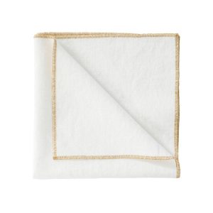 SERVIETTE VERONE BLANC 40X40