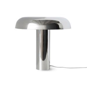 LAMPE CHAMPIGNON CHROMEE
