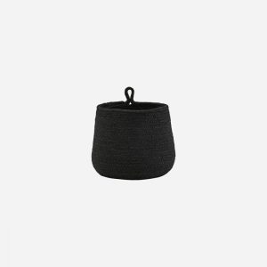 PANIER CROCHET NOIR
