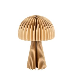 DECORATION CHAMPIGNON PLIABLE PAPIER CAMEL