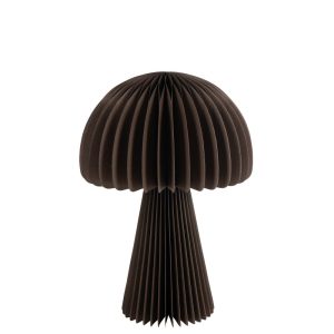 DECORATION CHAMPIGNON PLIABLE PAPIER MARRON
