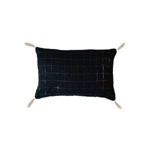 COUSSIN MINI LUREX CARREAU CARBONE