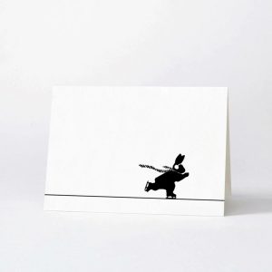 CARTE RABBIT ICE SKATING