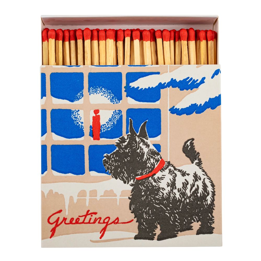 ALLUMETTES CARREES SCOTTY DOG