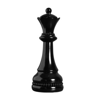 PIECE D'ECHECS DAME NOIRE BRILLANTE
