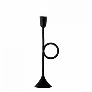 BOUGEOIR JADA NOIR METAL PM