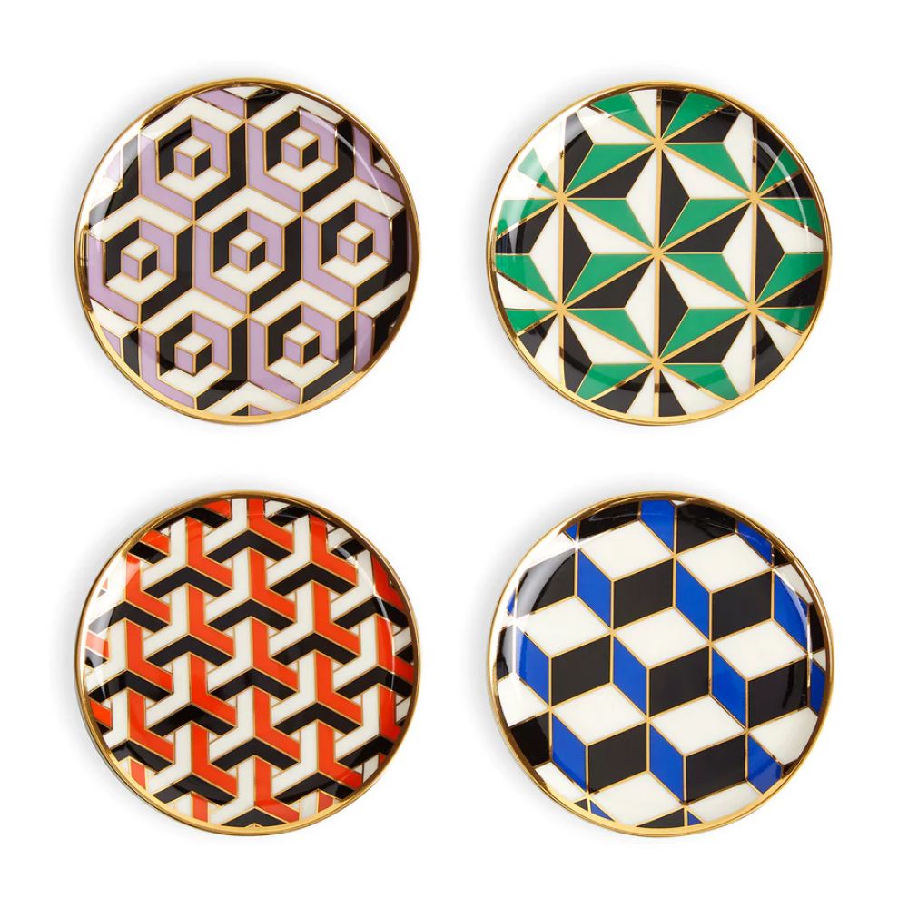 SOUS VERRES VERSAILLES SET OF 4