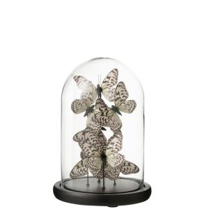 CLOCHE PAPILLON NOIR/BLANC M