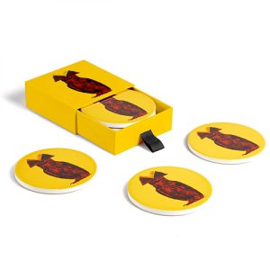 SOUS VERRE CERAMIQUE HIBOOK SET DE 4