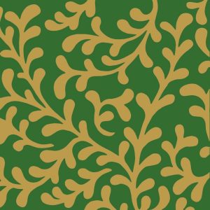 SERVIETTE PRETTY TENDRILS GREEN 33X33