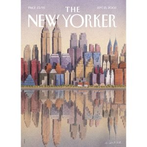 POSTER THE NEW YORKER 111 GURBUZ TWIN TOWERS