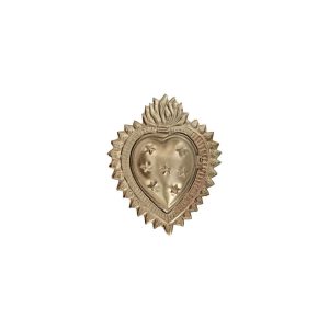 EX VOTO COEUR ETOILE ARGENT