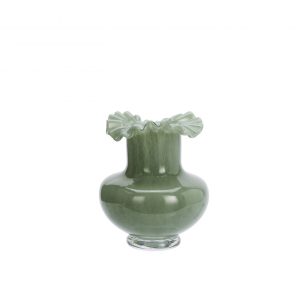 VASE DENTELLE VERT