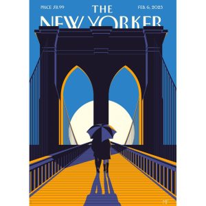 POSTER THE NEW YORKER 238 2023 FAVRE CONNECTED