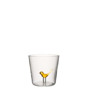 VERRE OISEAU VERRE OCRE