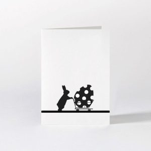 CARTE RABBIT EASTER