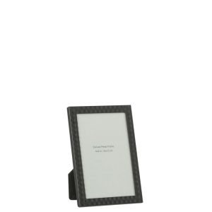 CADRE PHOTO NOIR METAL MARTELE S