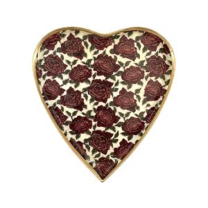 PLATEAU COEUR ROSE