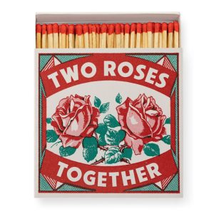 ALLUMETTES CARREE TWO ROSES