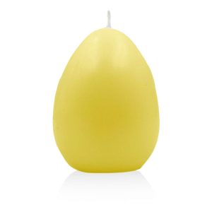 BOUGIE OEUF JAUNE PASTEL