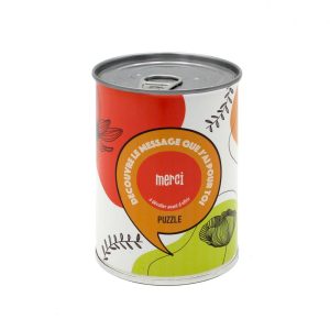 PUZZLE BOITE CONSERVE MERCI