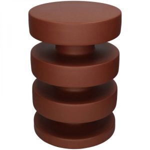 TABOURET SEVENTIES METAL TERRA