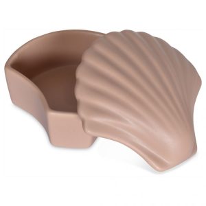 BOITE CERAMIC COKI NUDE (ROSE) 14.5x13x7.8