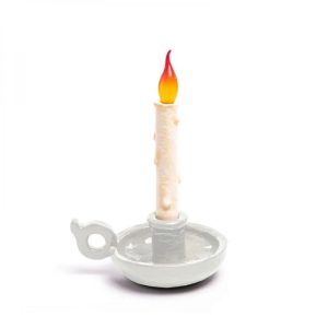 LAMPE BOUGEOIR GRIMM BLANC