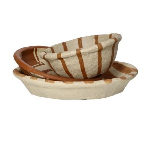 BOL PAPIER MACHE NAXOS OCRE GM
