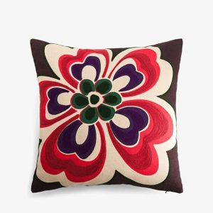 COUSSIN FLOWER 45X45 PRUNE