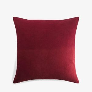 COUSSIN UNI COTON FLAMME PRUNE