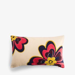 COUSSIN FLOWER 30X50 ECRU