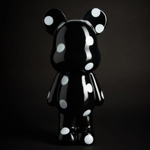 STATUETTE TEDDY NOIR PM