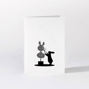 CARTE RABBIT TOPIARY