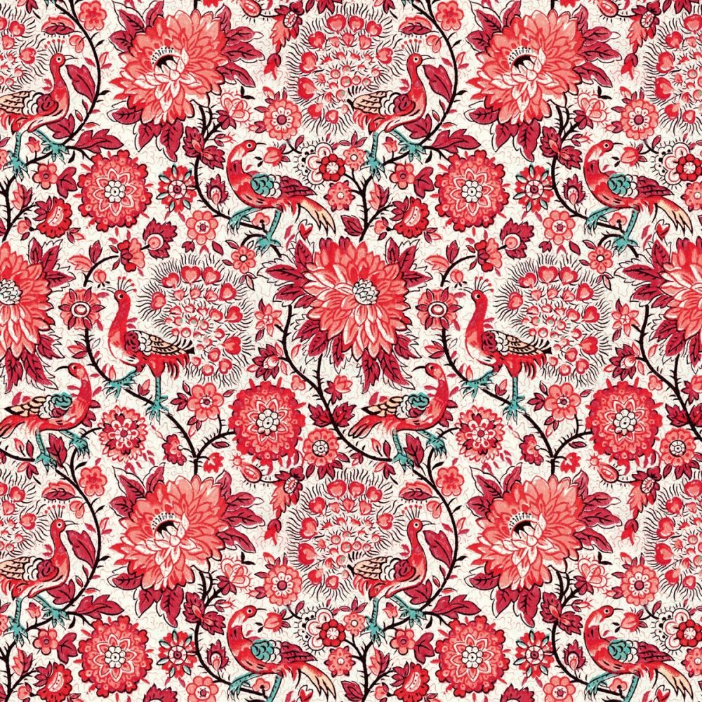 SERVIETTE PAVONE ROSSO 33X33