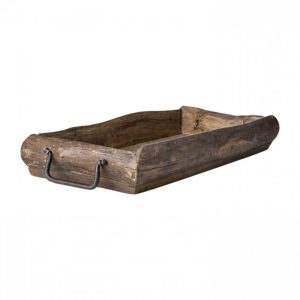 PLATEAU BOIS MARRON