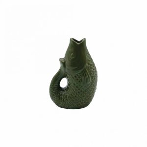 VASE CERAMIC POISSON KAKI PM