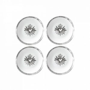 ASSIETTE EX VOTO NOIR