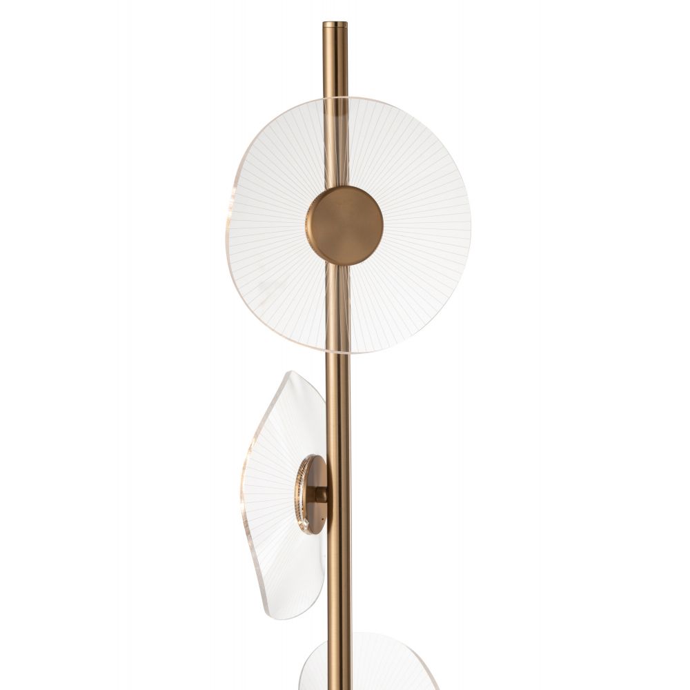 LAMPADAIRE FLEUR OR – Image 2